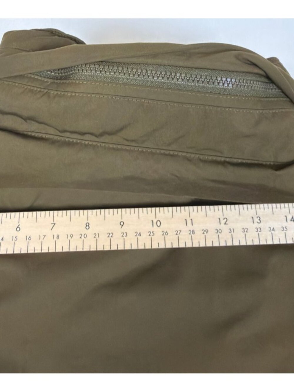 Polo Ralph Lauren Men Medium Olive Green Fleece Lined Full Zip Harrington Jacket - Picture 11 of 11